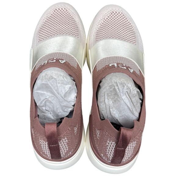 NIB APL TechLoom Bliss Ivory Creme Beachwood Athletic Running Sneakers Size 10.5 - Picture 4 of 6